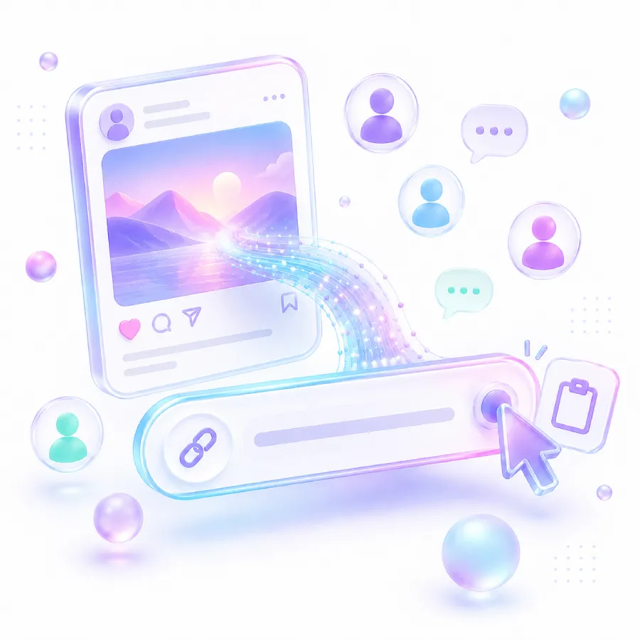 Enter an Instagram URL or username