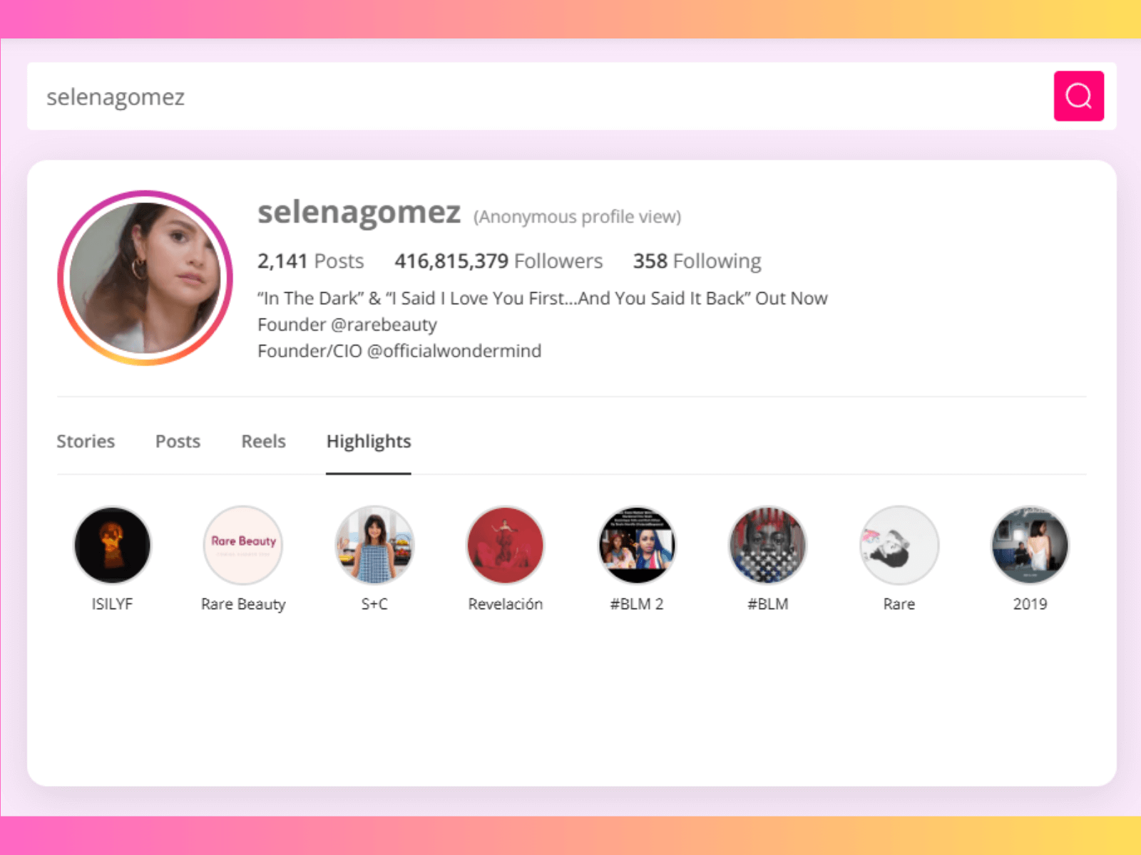 How to use Instagram Highlight Viewer