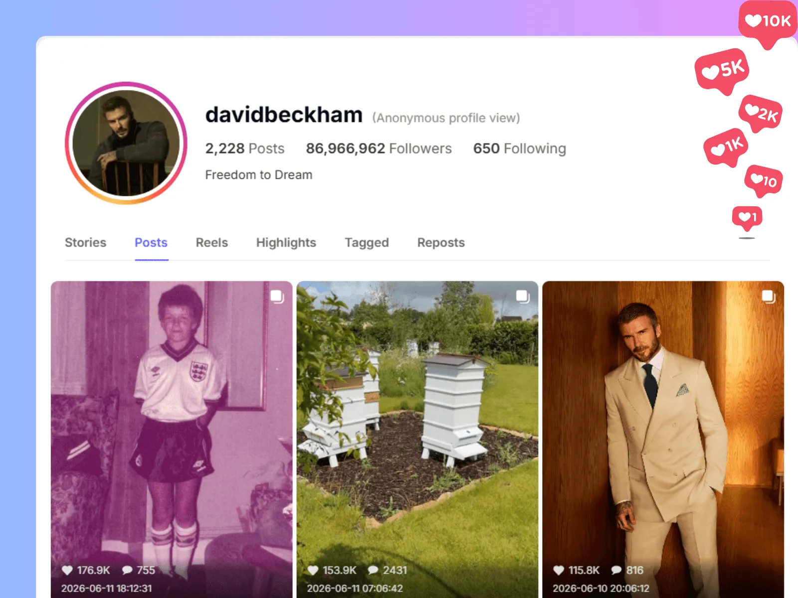 Zoom Instagram profile pictures in HD with EasyComment