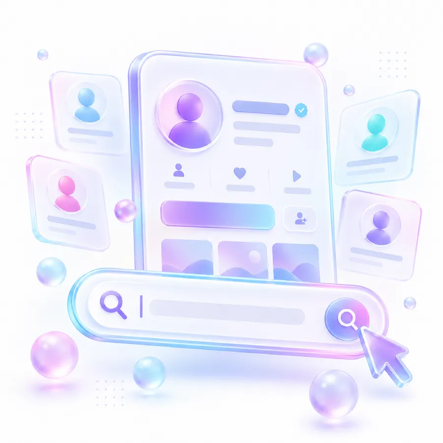 Step 1: Search for a TikTok Account