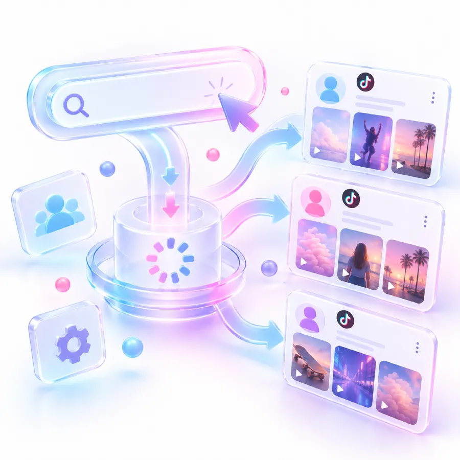 View TikTok search results after the request is completed
