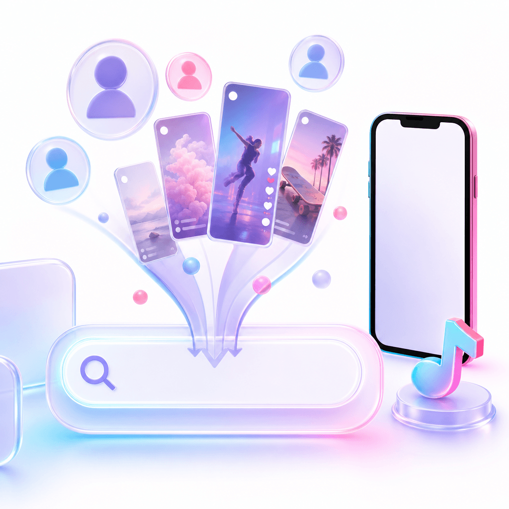 Enter a TikTok username or profile URL